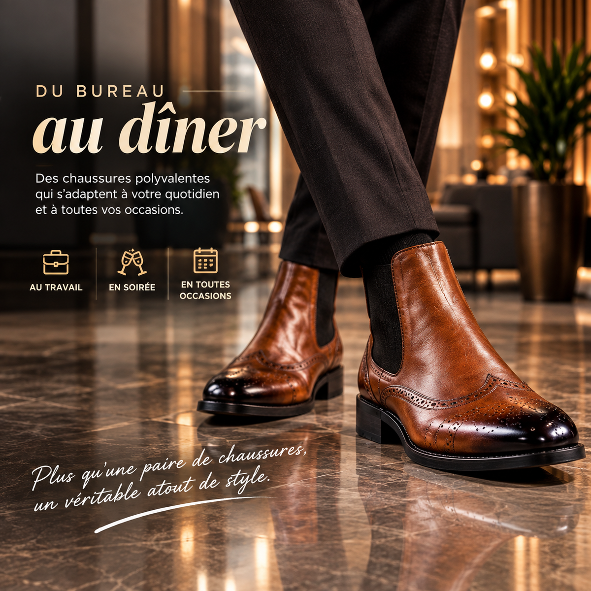 Bottines Homme vintage — Charme Britannique